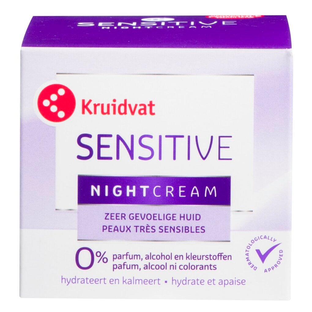 Kruidvat Sensitive Nachtcrème