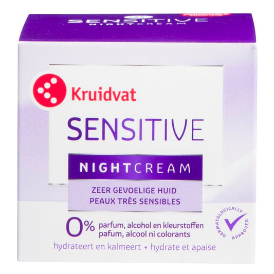 Kruidvat Sensitive Nachtcrème
