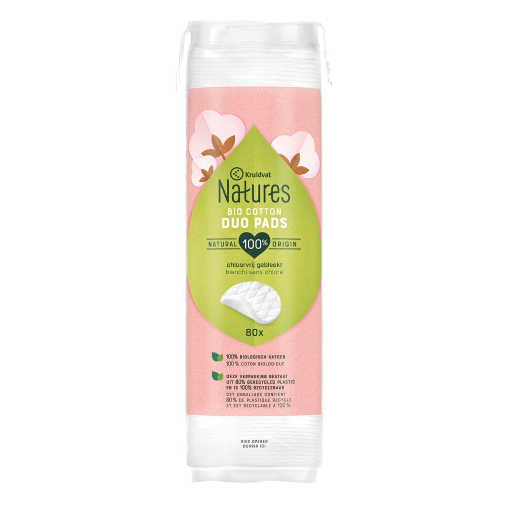 Kruidvat 100% Cotton Bio Wattenschijfjes