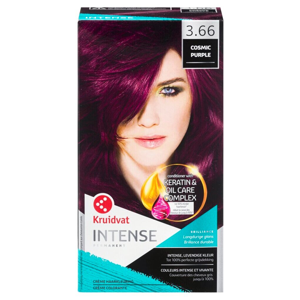 Kruidvat Intense 3.66 Cosmic Purple Crème Haarkleuring