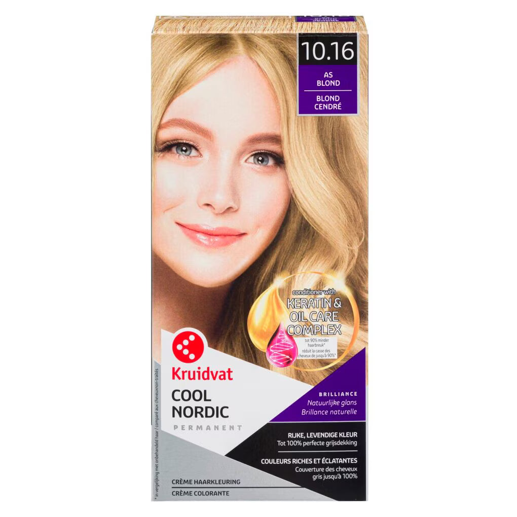 Kruidvat Naturals 10.16 Asblond Crème Haarkleuring