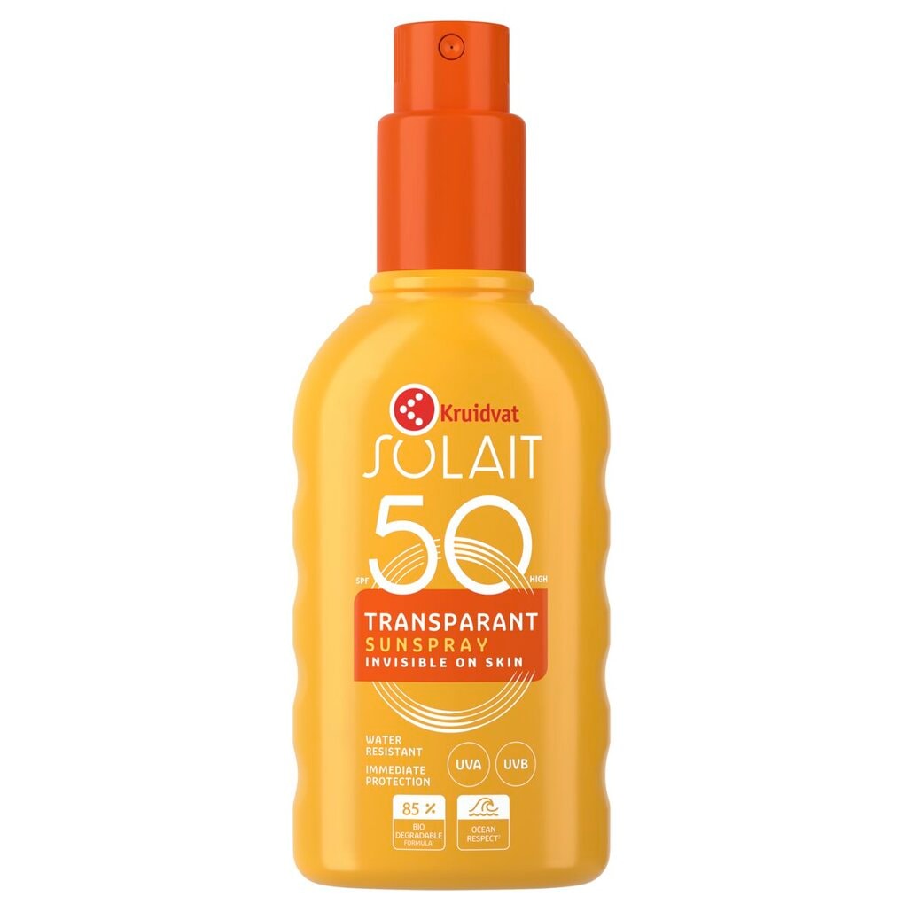 Kruidvat Solait SPF50 Transparant Sunspray