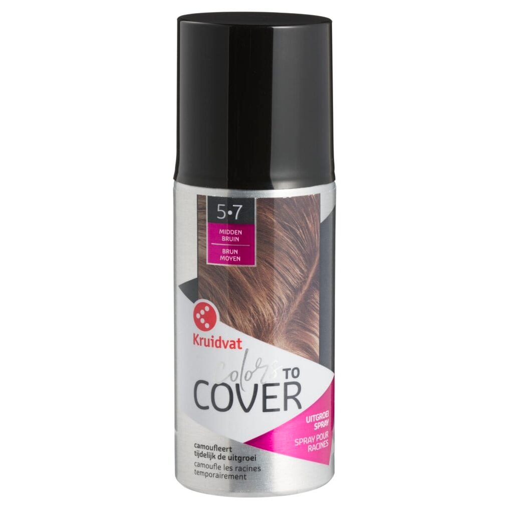 Kruidvat Colors to Cover 5-7 Middenbruin Uitgroeispray