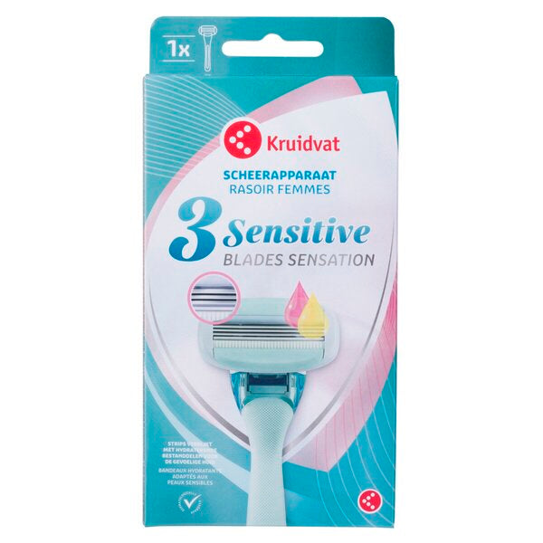 Kruidvat 3 Sensitive Sensation Scheerapparaat