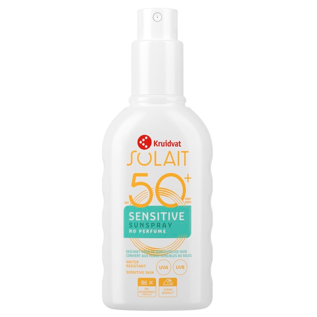 Kruidvat Solait Sensitive SPF50+ Sunspray