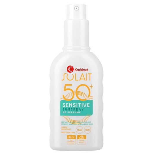Kruidvat Solait Sensitive SPF50+ Sunspray