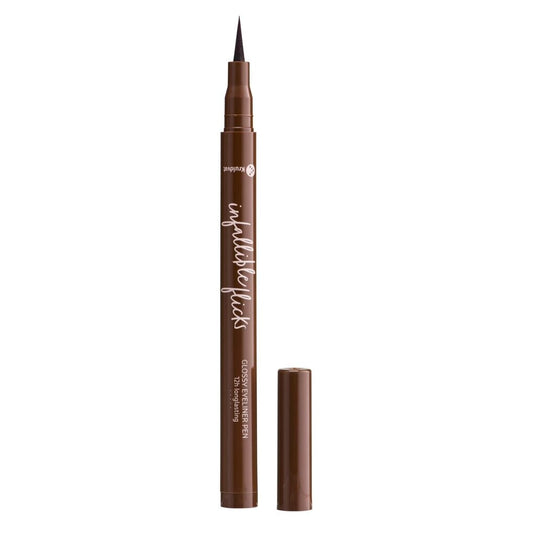 Kruidvat Infallible Flicks 030 Deep Wood Glossy Eyeliner Pen