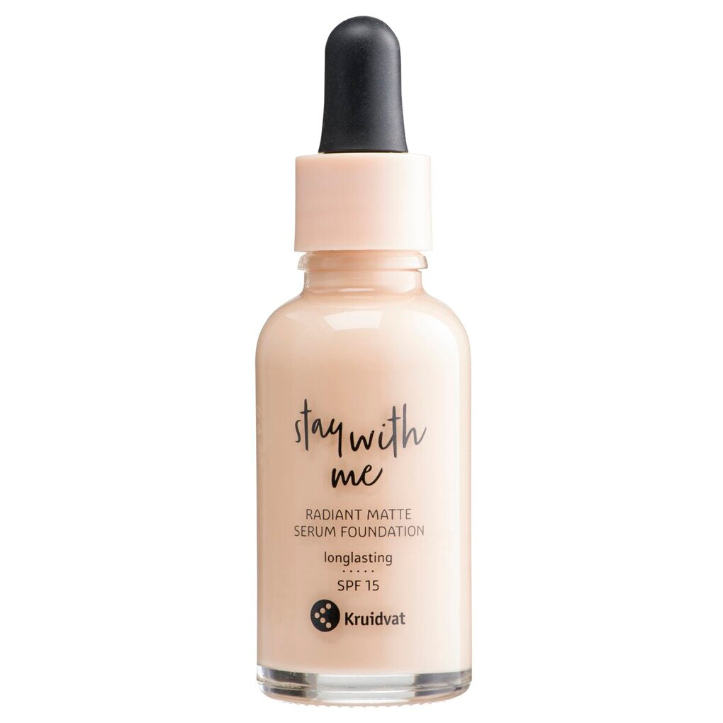 Kruidvat Stay With Me 012 C Fair Blush Radiant Matte Serum Foundation
