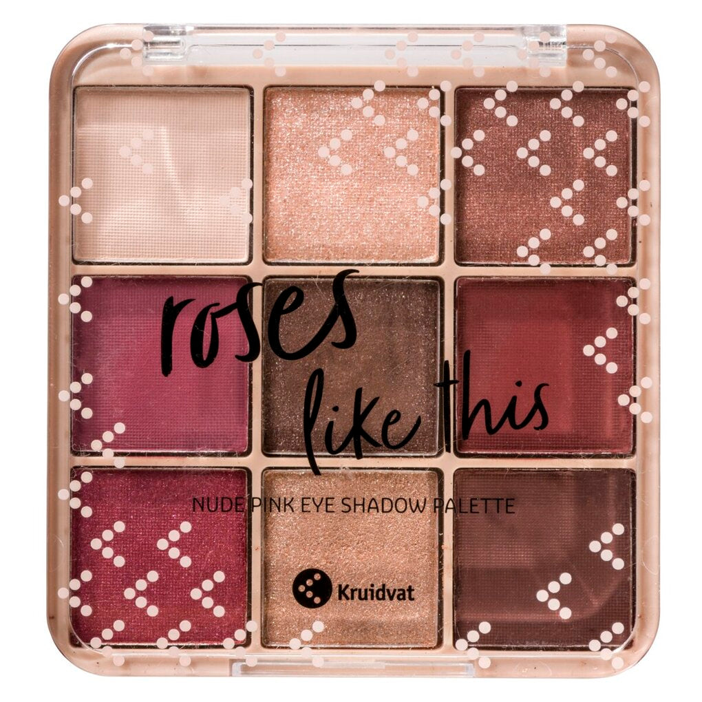 Kruidvat Roses Like This Nude Pink Eye Shadow Palette