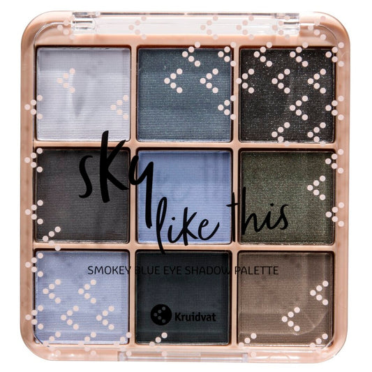 Kruidvat Sky Like This Smokey Blue Eye Shadow Palette
