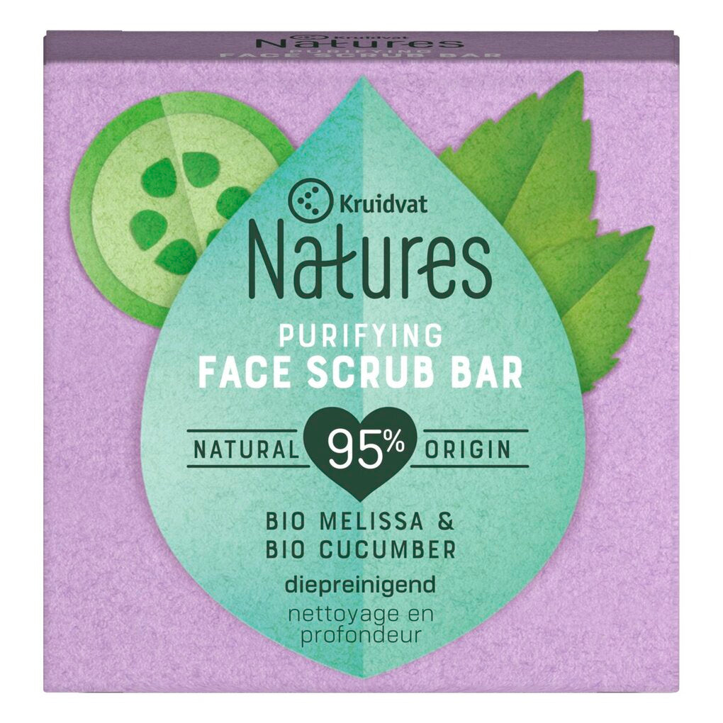 Kruidvat Natures Purifying Face Scrub Bar