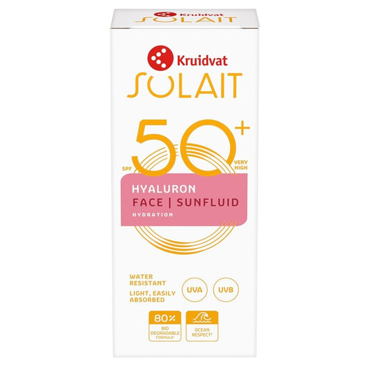 Kruidvat Solait Hyaluron SPF50+ Face Sunfluid