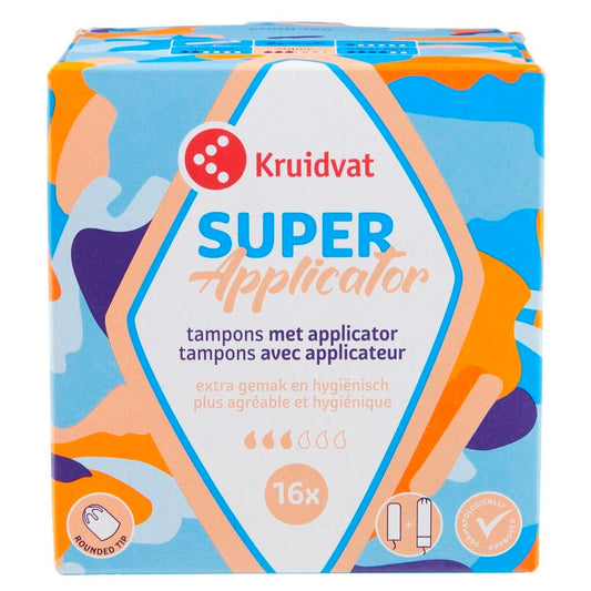 Kruidvat Super Tampons met Applicator
