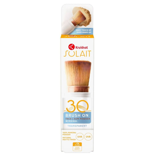 Kruidvat Solait SPF30 Brush on Face Transparant Sun Powder