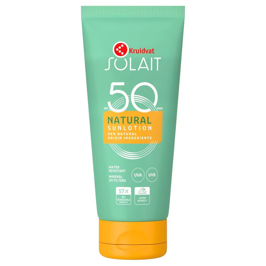 Kruidvat Solait SPF50 Natural Sunlotion