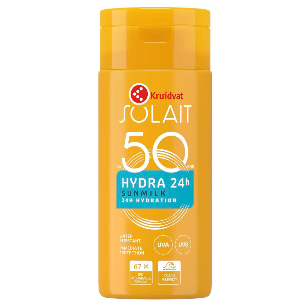 Kruidvat Solait Hydra 24H SPF50 Sunmilk