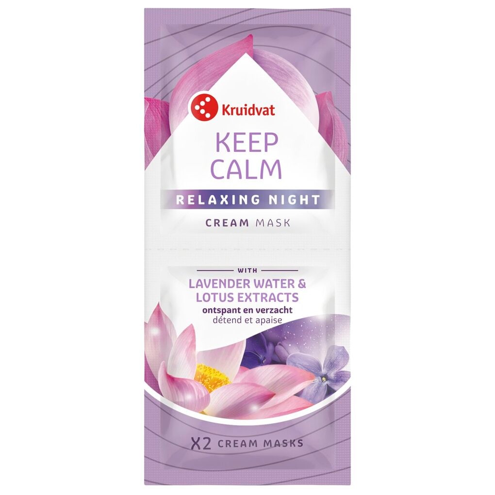 Kruidvat Keep Calm Relaxing Cream Mask