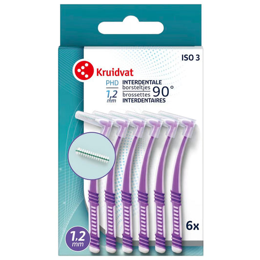 Kruidvat 90° 1,2mm Interdentale Borsteltjes