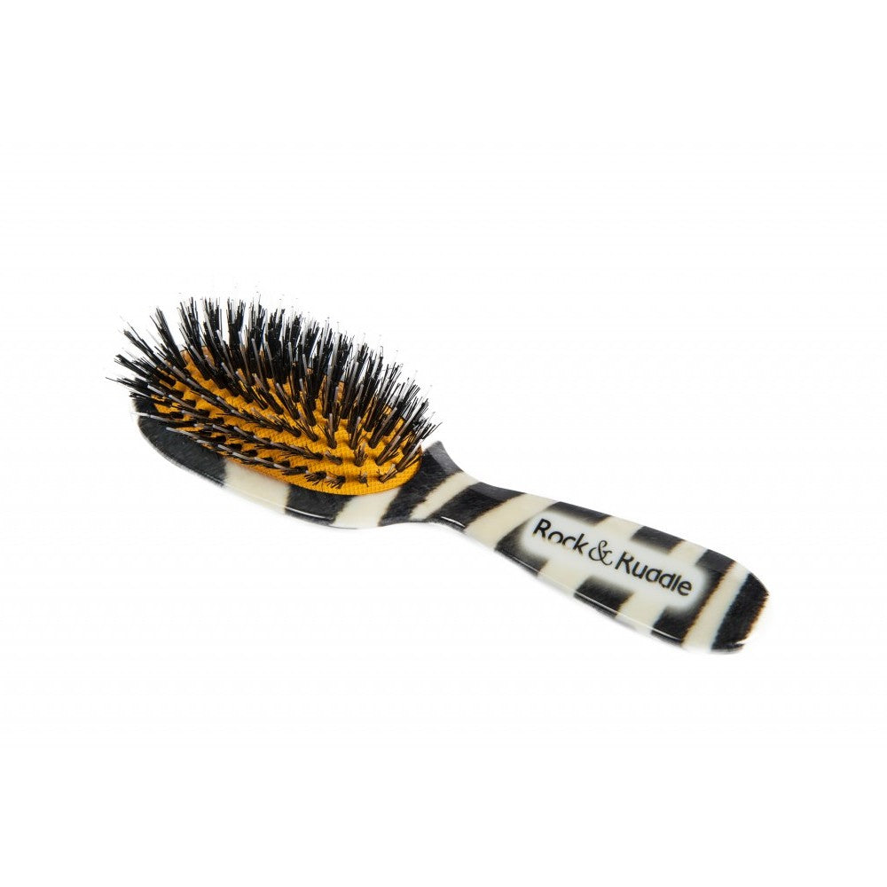 Rock & Ruddle Haarborstel Zebra-Print-Klein: 4,6 cm x 17,5 cm