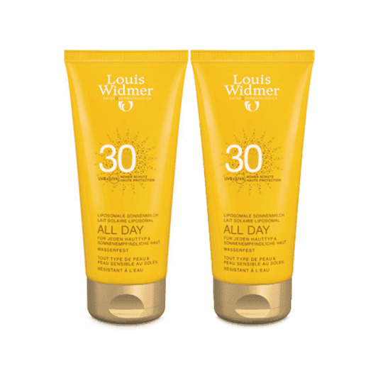 Louis Widmer Zonnebrand All Day Duo 30 Ongeparfumeerd  ml