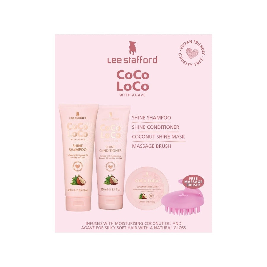 Lee Stafford CoCo LoCo & Agave Cadeau-Set met gratis borstel