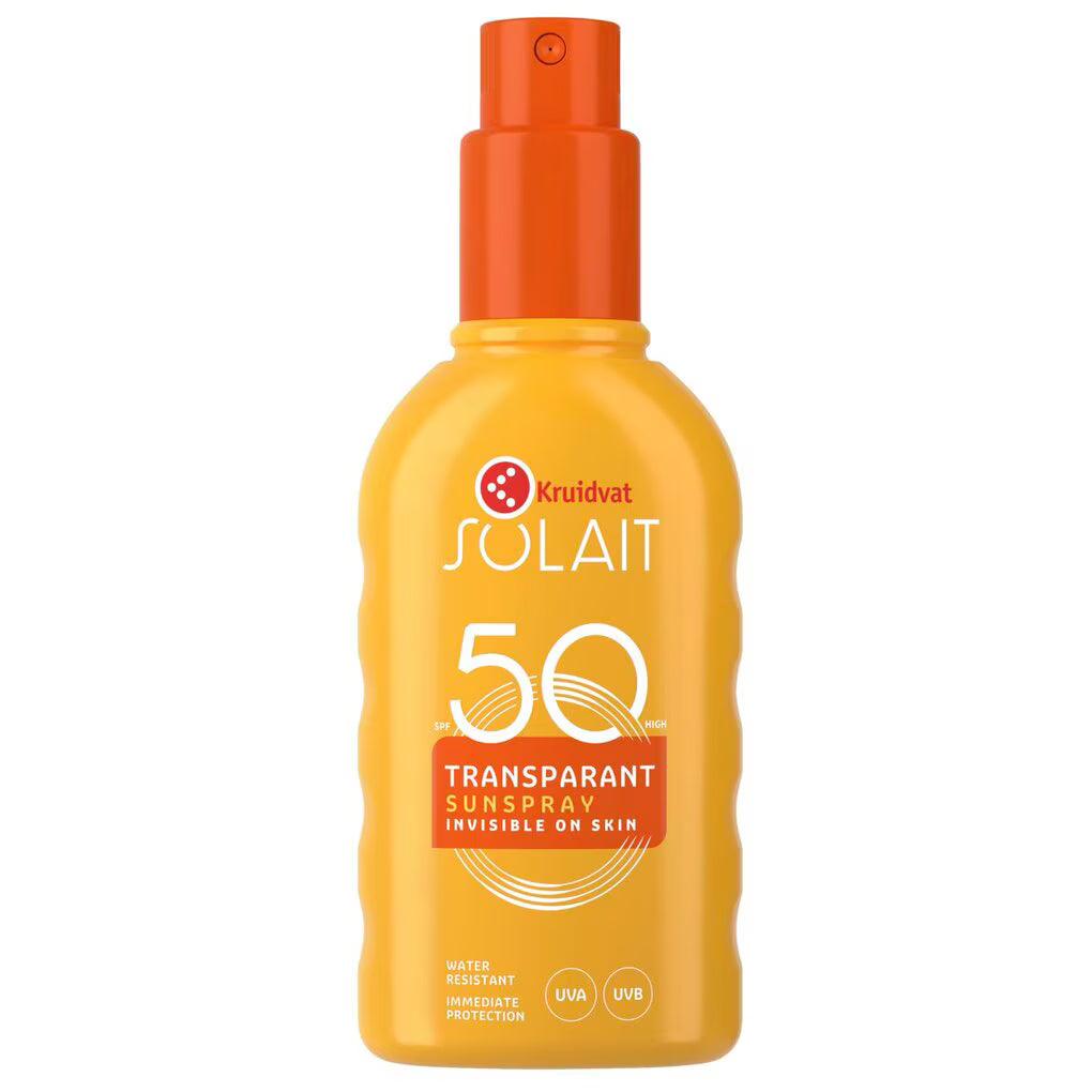 Kruidvat Solait SPF50 Transparant Sunspray