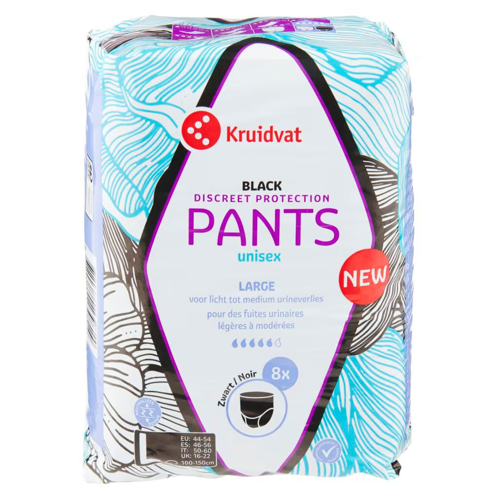 Kruidvat Discreet Protection Unisex Large Incontinentiebroekjes