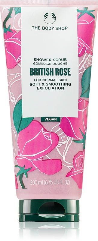 British Rose Shower Scrub