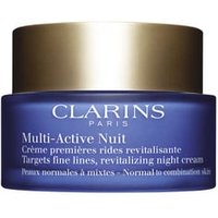 Clarins Targets Fine Lines Revitalizing Night Cream Normale Tot Gemengde Huid Clarins - Multi-active Nuit Targets Fine Lines, Revitalizing Night Cream - Normale Tot Gemengde Huid  - 50 ML