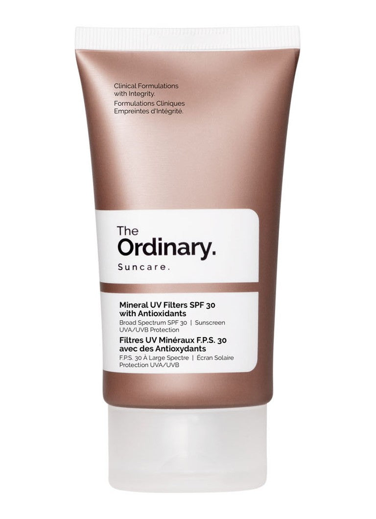 Mineral UV Filters SPF30 with Antioxidants - zonnebrand